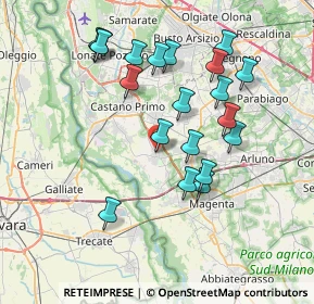 Mappa Via Sandro Pertini, 20012 Cuggiono MI, Italia (7.284)