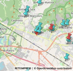 Mappa Via Antonio Gramsci, 25086 Rezzato BS, Italia (2.68882)