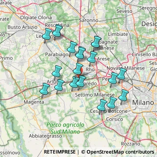 Mappa Via Ticino, 20010 Pregnana Milanese MI, Italia (6.6155)
