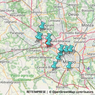 Mappa Via della Pace, 20016 Pero MI, Italia (5.71667)