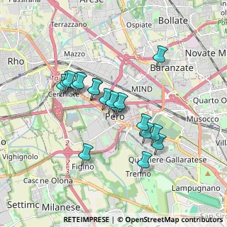Mappa Via della Pace, 20016 Pero MI, Italia (1.46333)