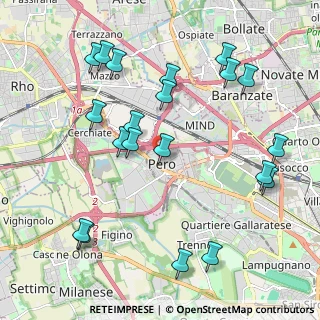 Mappa Via della Pace, 20016 Pero MI, Italia (2.325)