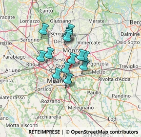 Mappa Cascina Gobba, 20132 Milano MI, Italia (9.17688)