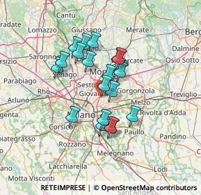 Mappa Cascina Gobba, 20132 Milano MI, Italia (10.482)