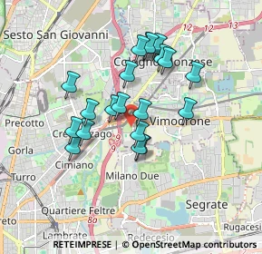 Mappa Cascina Gobba, 20132 Milano MI, Italia (1.461)