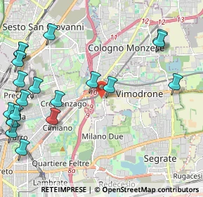 Mappa Cascina Gobba, 20132 Milano MI, Italia (2.922)