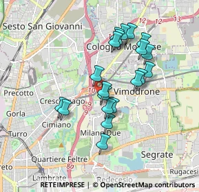 Mappa Cascina Gobba, 20132 Milano MI, Italia (1.566)