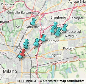 Mappa Cascina Gobba, 20132 Milano MI, Italia (2.96385)