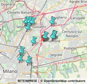 Mappa Cascina Gobba, 20132 Milano MI, Italia (3.02333)