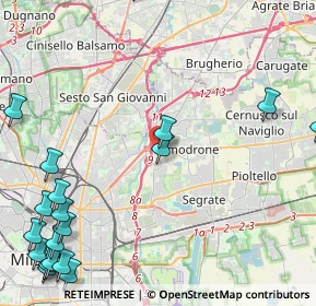Mappa Cascina Gobba, 20132 Milano MI, Italia (6.6825)