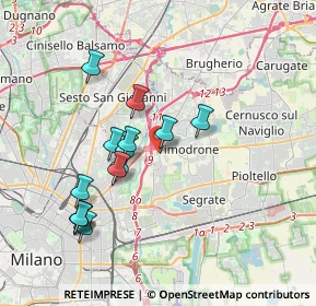 Mappa Cascina Gobba, 20132 Milano MI, Italia (3.45214)