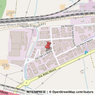 Mappa Via Ugo La Malfa, 4, 24047 Treviglio, Bergamo (Lombardia)
