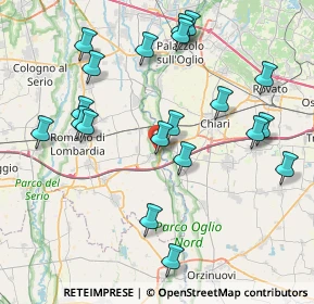 Mappa Via Leonardo Da Vinci, 24054 Calcio BG, Italia (8.6115)