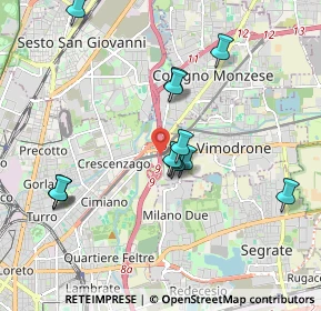 Mappa A51 Tangenziale Est di Milano, 20132 Milano MI, Italia (1.82)