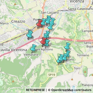 Mappa Via Galileo Galilei, 36057 Nogarazza VI, Italia (1.49)