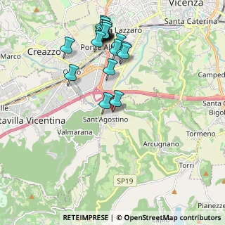 Mappa Via Galileo Galilei, 36057 Arcugnano VI, Italia (2.1845)