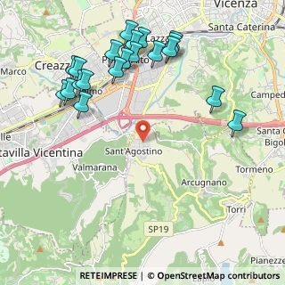 Mappa Via Galileo Galilei, 36057 Arcugnano VI, Italia (2.4545)
