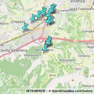 Mappa Via Galileo Galilei, 36057 Arcugnano VI, Italia (1.96875)