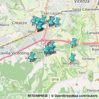 Mappa Via Galileo Galilei, 36057 Arcugnano VI, Italia (1.63)
