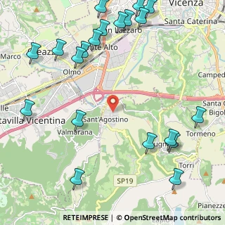 Mappa Via Galileo Galilei, 36057 Arcugnano VI, Italia (2.963)