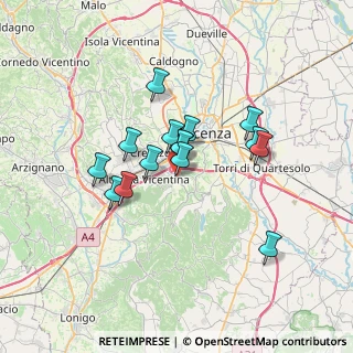 Mappa Via Galileo Galilei, 36057 Nogarazza VI, Italia (5.30933)