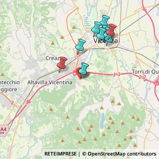 Mappa Via Galileo Galilei, 36057 Arcugnano VI, Italia (3.71583)