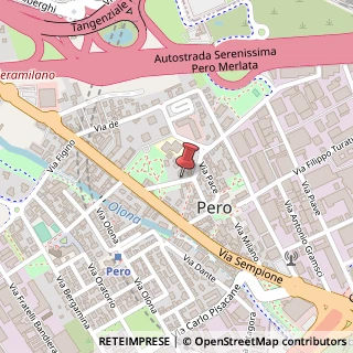 Mappa Via Maria Cristina, 13, 20016 Pero, Milano (Lombardia)
