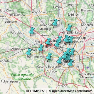 Mappa Via Maria Cristina, 20016 Pero MI, Italia (6.92684)