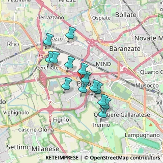 Mappa Via Maria Cristina, 20016 Pero MI, Italia (1.41643)