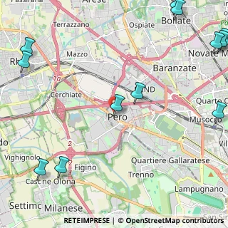 Mappa Via Maria Cristina, 20016 Pero MI, Italia (3.465)