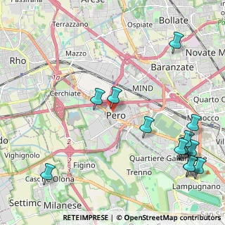 Mappa Via Maria Cristina, 20016 Pero MI, Italia (2.85214)
