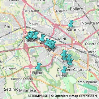 Mappa Via Maria Cristina, 20016 Pero MI, Italia (1.44833)