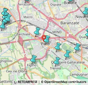Mappa Via Maria Cristina, 20016 Pero MI, Italia (3.1885)