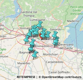 Mappa Via Giovanni Prati, 25086 Rezzato BS, Italia (8.66294)