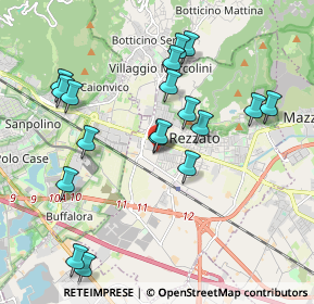 Mappa Via Giovanni Prati, 25086 Rezzato BS, Italia (1.96889)