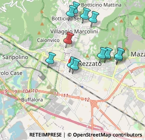 Mappa Via Giovanni Prati, 25086 Rezzato BS, Italia (1.7825)