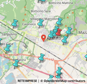 Mappa Via Giovanni Prati, 25086 Rezzato BS, Italia (2.626)