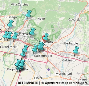 Mappa Via Giovanni Prati, 25086 Rezzato BS, Italia (9.6215)