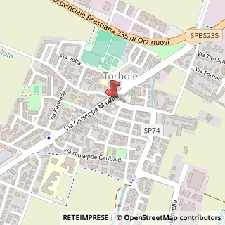 Mappa Via G. Mazzini, 25B, 25030 Torbole Casaglia, Brescia (Lombardia)