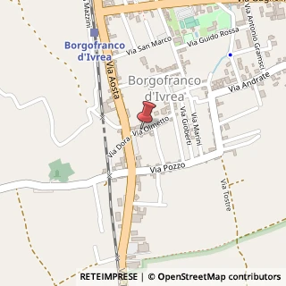 Mappa Via Olmetto, 10, 10013 Borgofranco d'Ivrea, Torino (Piemonte)