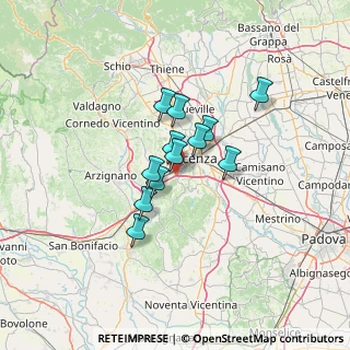 Mappa Viale della Siderurgia, 36100 Vicenza VI, Italia (8.7725)