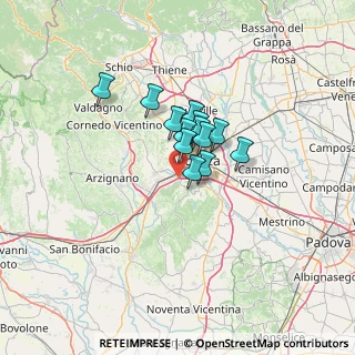 Mappa Viale della Siderurgia, 36100 Vicenza VI, Italia (7.74615)
