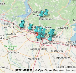Mappa Via Gian Battista Cacciamali, 25128 Brescia BS, Italia (9.015)