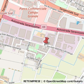 Mappa Via Gian Battista Cacciamali, 38, 25125 Brescia, Brescia (Lombardia)