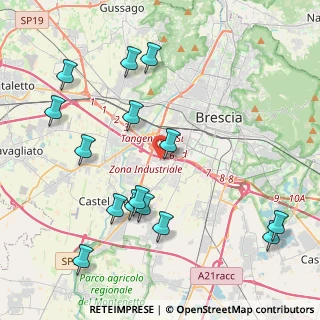 Mappa Via Gian Battista Cacciamali, 25128 Brescia BS, Italia (4.73533)