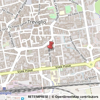 Mappa Via Dei Mille,  7, 24047 Treviglio, Bergamo (Lombardia)