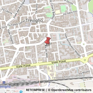 Mappa Via dei Mille, 9, 24047 Treviglio, Bergamo (Lombardia)