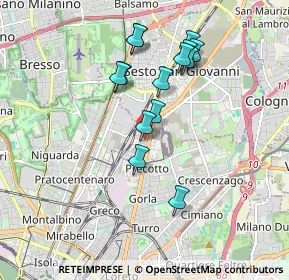 Mappa Via Privata Alfredo Soffredini, 20100 Milano MI, Italia (1.63643)