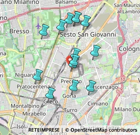 Mappa Via Privata Alfredo Soffredini, 20100 Milano MI, Italia (1.63643)