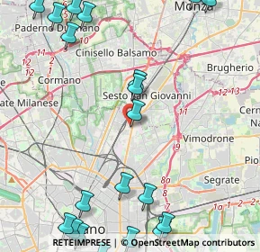 Mappa Via Privata Alfredo Soffredini, 20100 Milano MI, Italia (6.256)